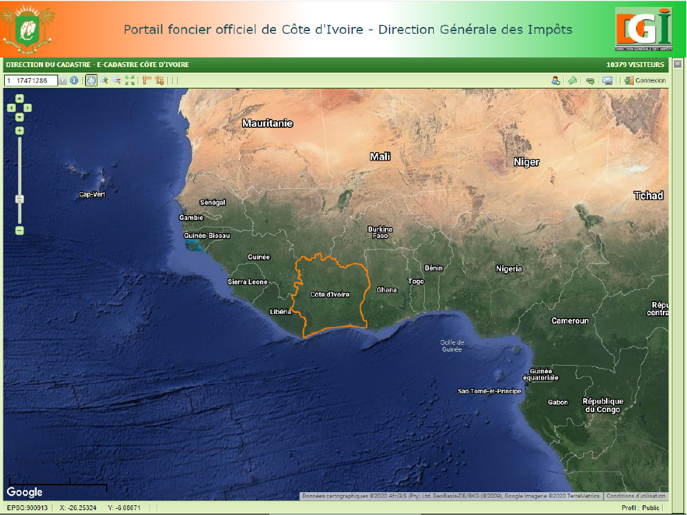 Land-registry management application