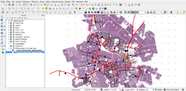 GIS for cadastre and electricity networks